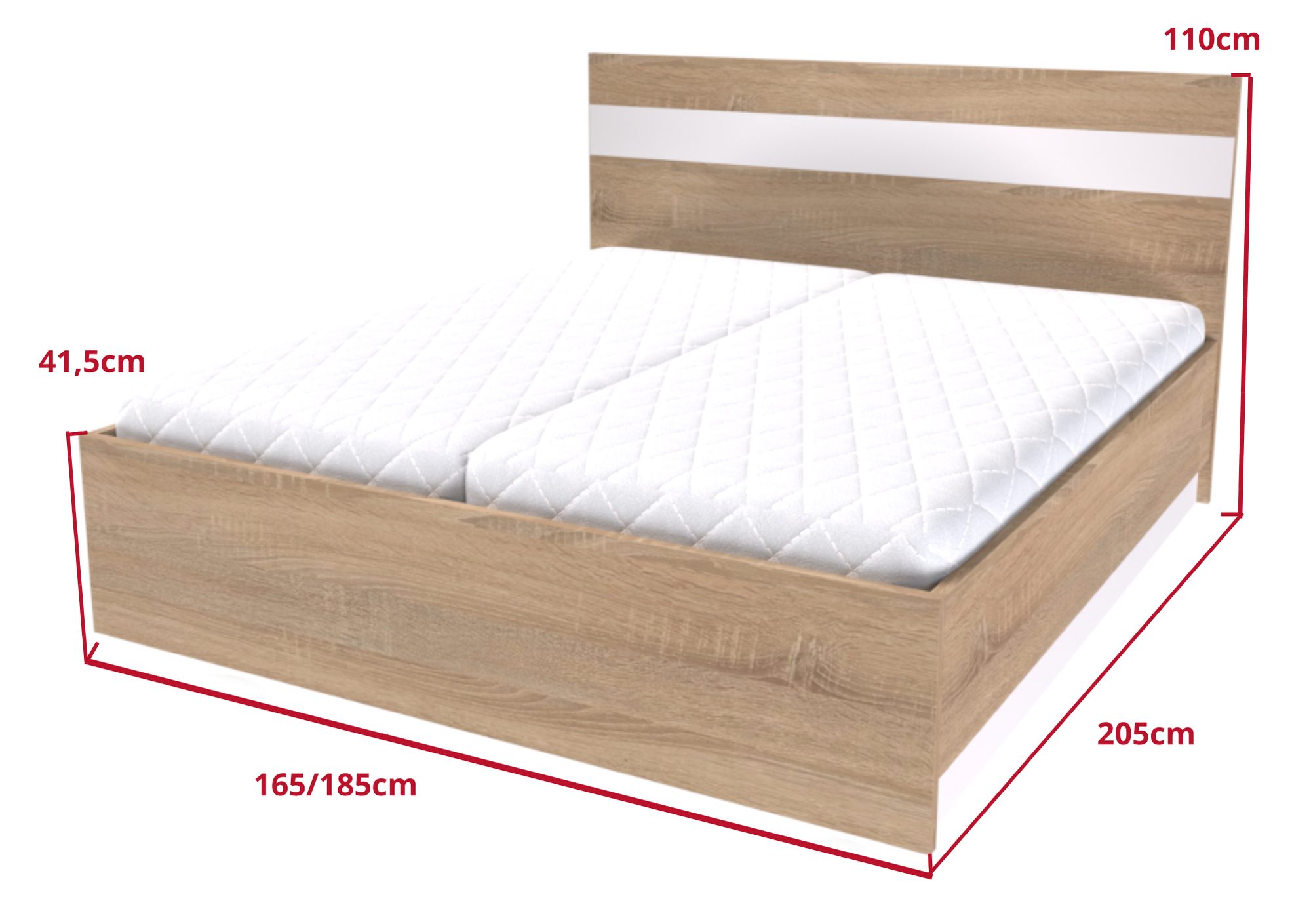 Rozměry postele LOTA